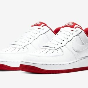 Alternative view of Air Force 1 '07 "White/University Red"