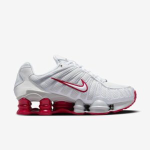 Nike Shox "Platinum Tint / Gym Red"